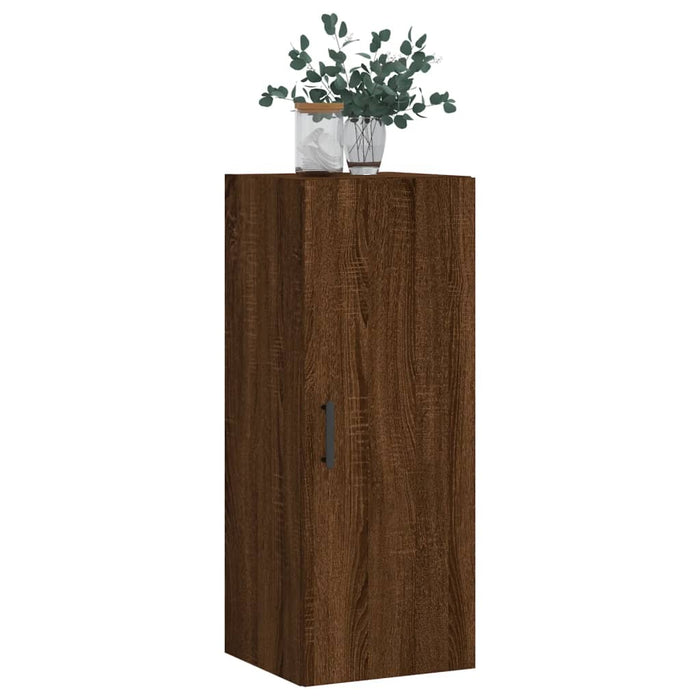 Dulap montat pe perete, stejar maro, 34,5x34x90 cm WALTI