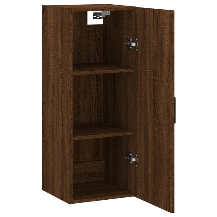 Dulap montat pe perete, stejar maro, 34,5x34x90 cm WALTI