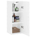 Dulap montat pe perete, alb, 34,5x34x90 cm - WALTI WALTI