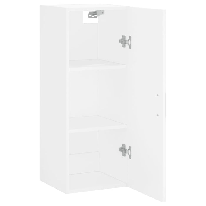 Dulap montat pe perete, alb, 34,5x34x90 cm - WALTI WALTI