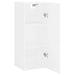 Dulap montat pe perete, alb, 34,5x34x90 cm - WALTI WALTI