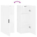 Dulap montat pe perete, alb, 34,5x34x90 cm - WALTI WALTI