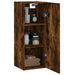 Dulap montat pe perete, stejar fumuriu, 34,5x34x90 cm - WALTI WALTI