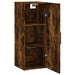 Dulap montat pe perete, stejar fumuriu, 34,5x34x90 cm - WALTI WALTI