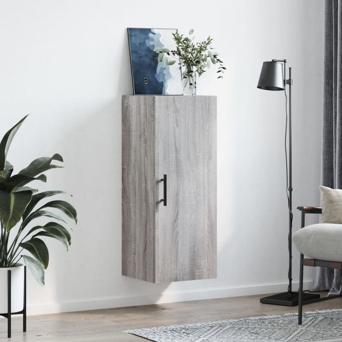 Dulap montat pe perete, gri sonoma, 34,5x34x90 cm - WALTI WALTI