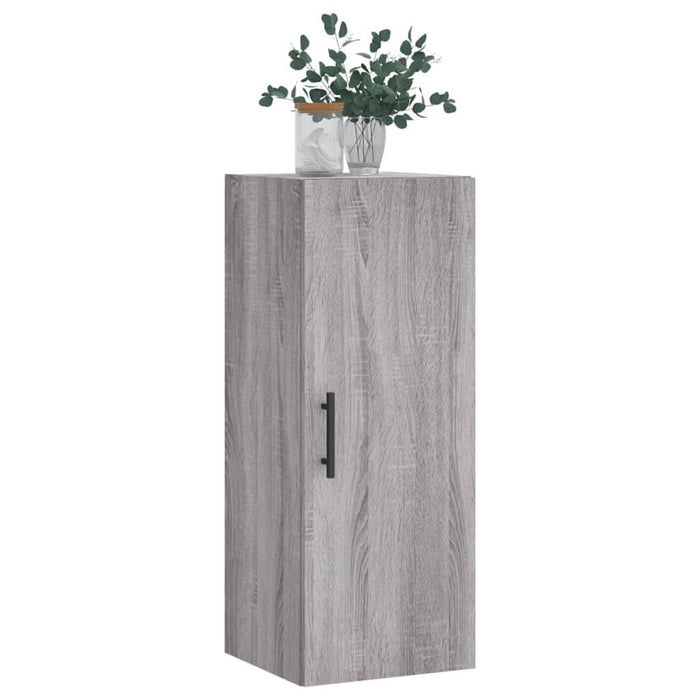 Dulap montat pe perete, gri sonoma, 34,5x34x90 cm - WALTI WALTI