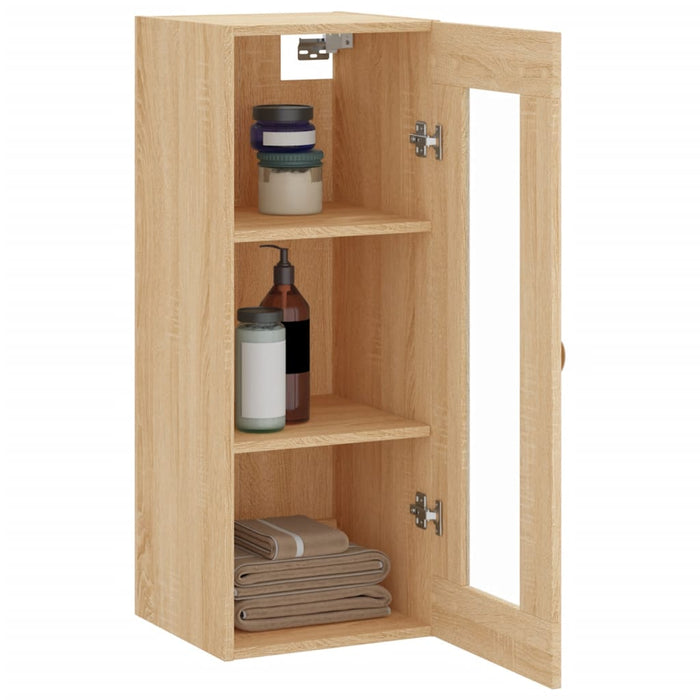 Dulap montat pe perete, stejar sonoma, 34,5x34x90 cm WALTI