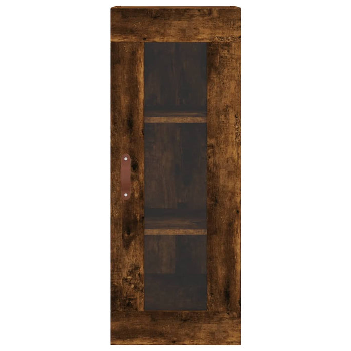 Dulap montat pe perete, stejar fumuriu, 34,5x34x90 cm WALTI