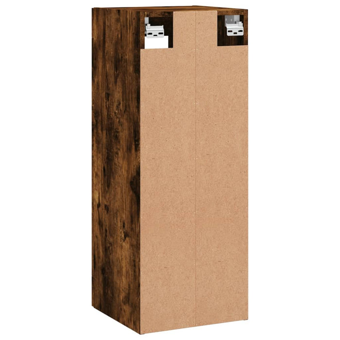 Dulap montat pe perete, stejar fumuriu, 34,5x34x90 cm WALTI