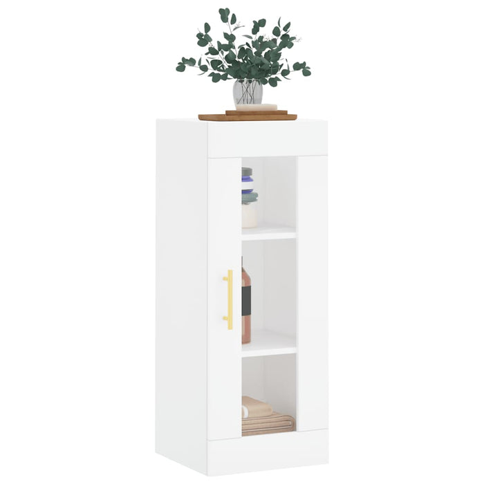 Dulap montat pe perete, alb, 34,5x34x90 cm - WALTI WALTI