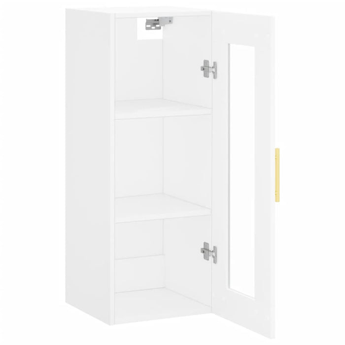 Dulap montat pe perete, alb, 34,5x34x90 cm - WALTI WALTI