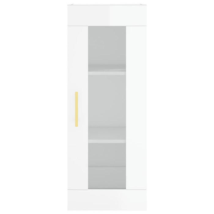 Dulap montat pe perete, alb extralucios, 34,5x34x90 cm WALTI