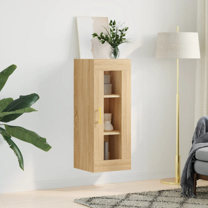 Dulap montat pe perete, stejar sonoma, 34,5x34x90 cm - WALTI WALTI