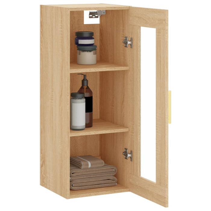 Dulap montat pe perete, stejar sonoma, 34,5x34x90 cm - WALTI WALTI