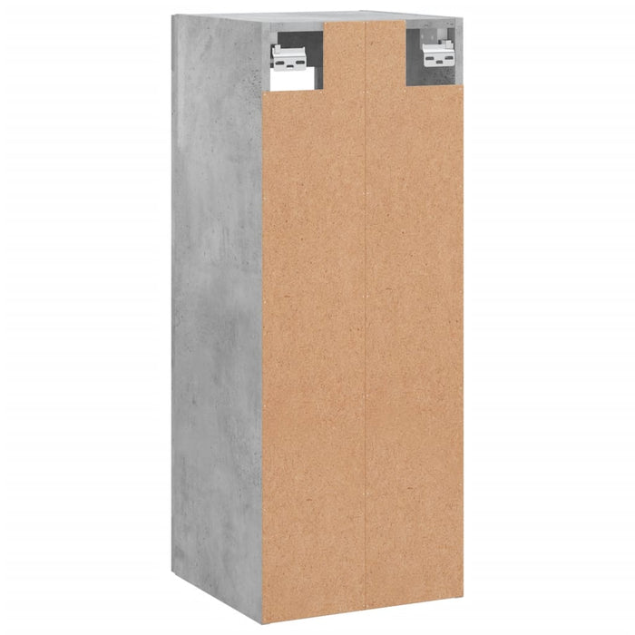 Dulap montat pe perete, gri beton, 34,5x34x90 cm WALTI