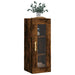 Dulap montat pe perete, stejar fumuriu, 34,5x34x90 cm - WALTI WALTI