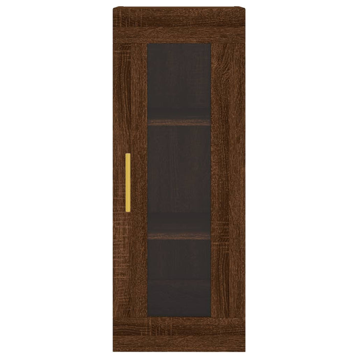 Dulap montat pe perete, stejar maro, 34,5x34x90 cm WALTI