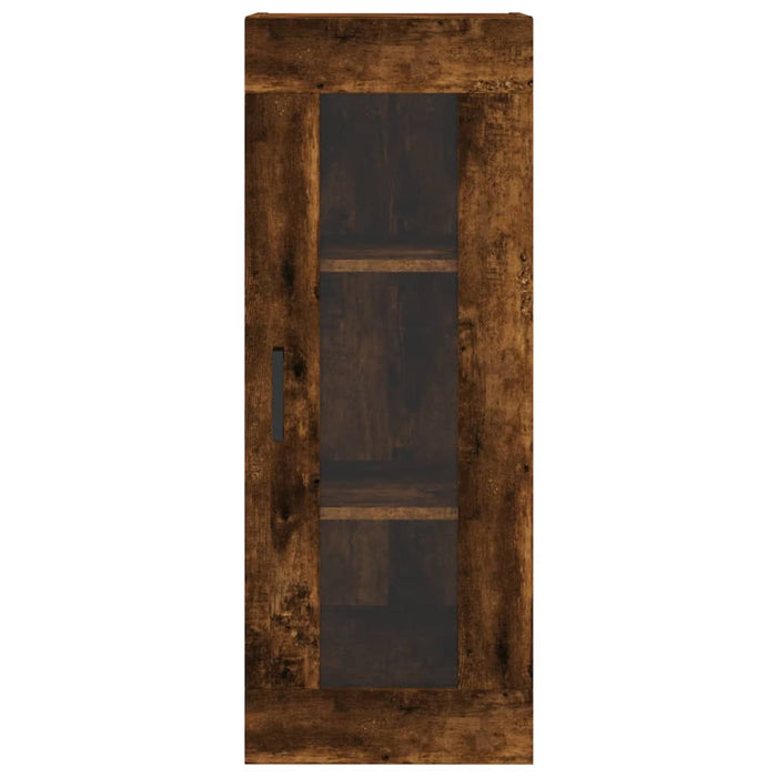 Dulap montat pe perete, stejar fumuriu, 34,5x34x90 cm WALTI