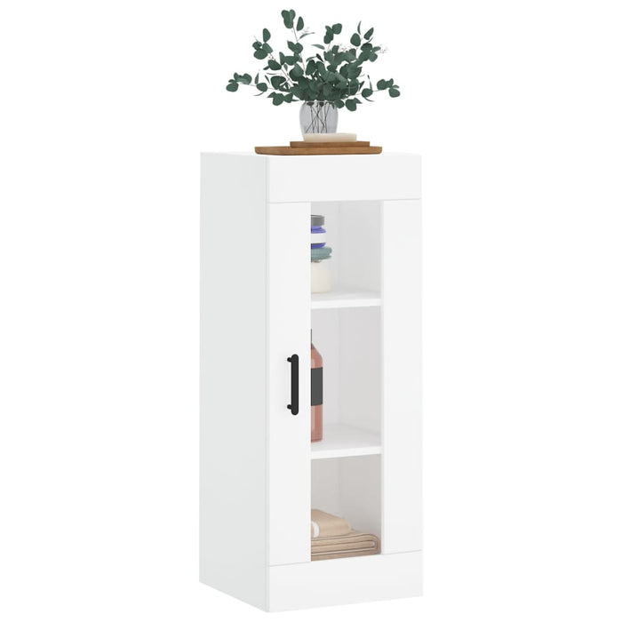 Dulap montat pe perete, alb, 34,5x34x90 cm - WALTI WALTI