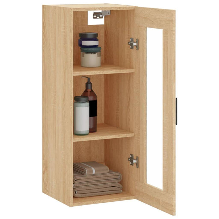 Dulap montat pe perete, stejar sonoma, 34,5x34x90 cm - WALTI WALTI