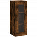 Dulap montat pe perete, stejar fumuriu, 34,5x34x90 cm - WALTI WALTI