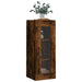 Dulap montat pe perete, stejar fumuriu, 34,5x34x90 cm - WALTI WALTI