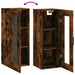 Dulap montat pe perete, stejar fumuriu, 34,5x34x90 cm - WALTI WALTI