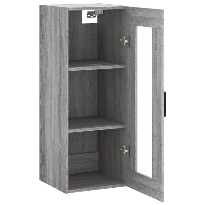 Dulap montat pe perete, gri sonoma, 34,5x34x90 cm - WALTI WALTI