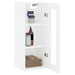 Dulap montat pe perete, alb, 34,5x34x90 cm - WALTI WALTI