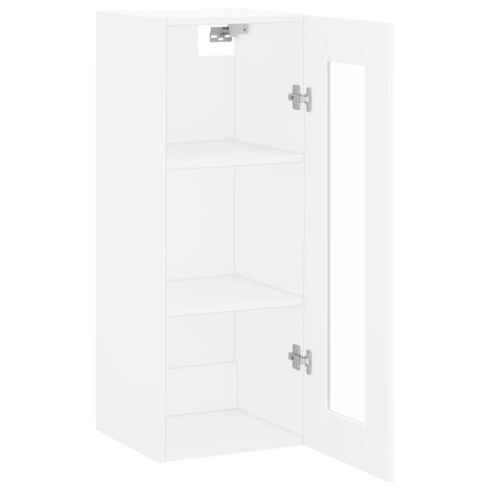Dulap montat pe perete, alb, 34,5x34x90 cm - WALTI WALTI