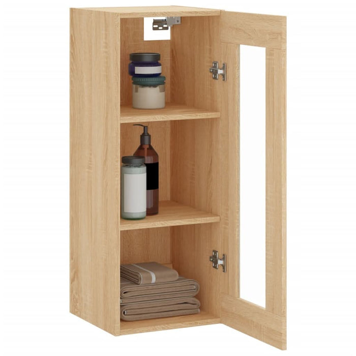 Dulap montat pe perete, stejar sonoma, 34,5x34x90 cm - WALTI WALTI