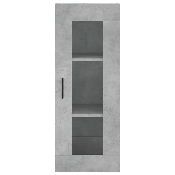 Dulap montat pe perete, gri beton, 34,5x34x90 cm - WALTI WALTI
