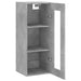 Dulap montat pe perete, gri beton, 34,5x34x90 cm - WALTI WALTI
