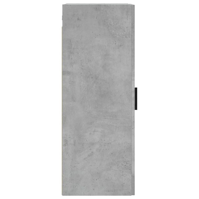 Dulap montat pe perete, gri beton, 34,5x34x90 cm - WALTI WALTI