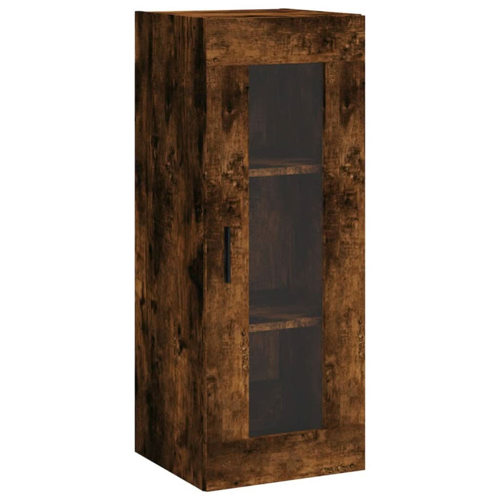 Dulap montat pe perete, stejar fumuriu, 34,5x34x90 cm - WALTI WALTI