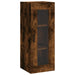 Dulap montat pe perete, stejar fumuriu, 34,5x34x90 cm - WALTI WALTI