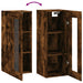 Dulap montat pe perete, stejar fumuriu, 34,5x34x90 cm - WALTI WALTI