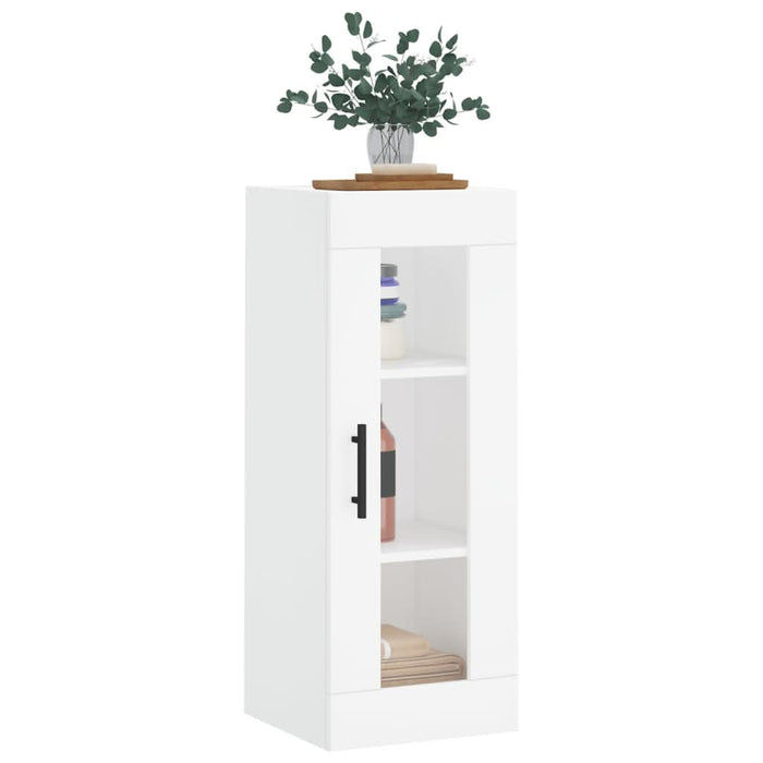 Dulap montat pe perete, alb, 34,5x34x90 cm - WALTI WALTI