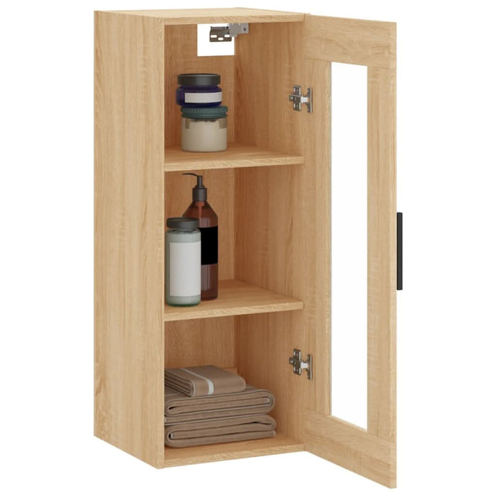 Dulap montat pe perete, stejar sonoma, 34,5x34x90 cm - WALTI WALTI