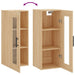 Dulap montat pe perete, stejar sonoma, 34,5x34x90 cm - WALTI WALTI