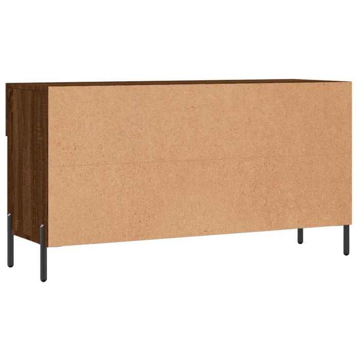 Bancă de pantofi, stejar maro, 102x35x55 cm, lemn prelucrat - WALTI WALTI