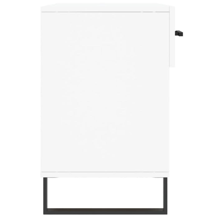 Bancă de pantofi, alb, 102x35x55 cm, lemn prelucrat - WALTI WALTI