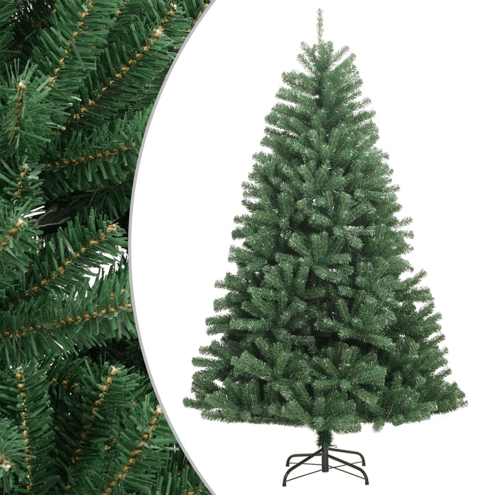 Brad de Crăciun artificial cu balamale cu suport, verde, 150 cm - WALTI WALTI