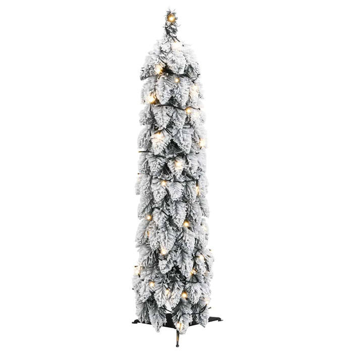 Brad de Crăciun artificial pre-iluminat 30 LED-uri/zăpadă 60 cm - WALTI WALTI