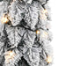 Brad de Crăciun artificial pre-iluminat 30 LED-uri/zăpadă 60 cm - WALTI WALTI