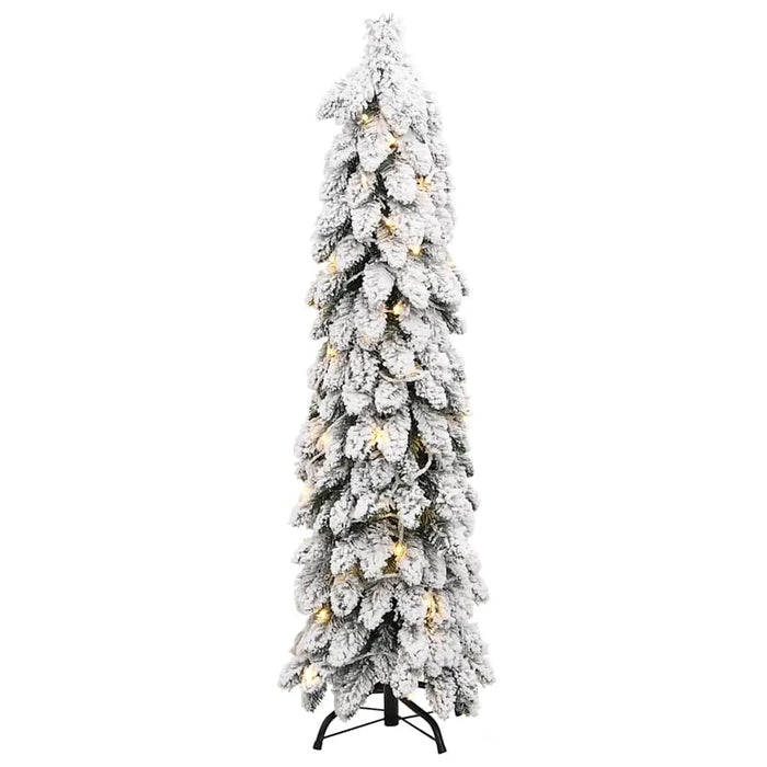 Brad de Crăciun artificial pre-iluminat 80 LED-uri/zăpadă 150cm - WALTI WALTI