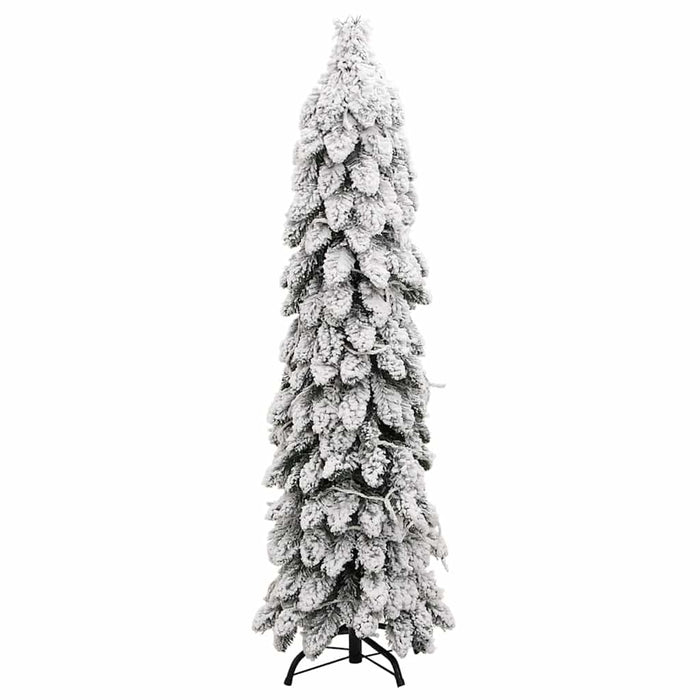Brad de Crăciun artificial pre-iluminat 80 LED-uri/zăpadă 150cm - WALTI WALTI