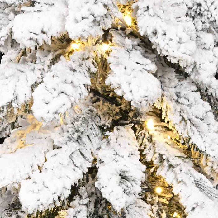 Brad de Crăciun artificial cu 100 LED-uri și zăpadă, 180 cm WALTI