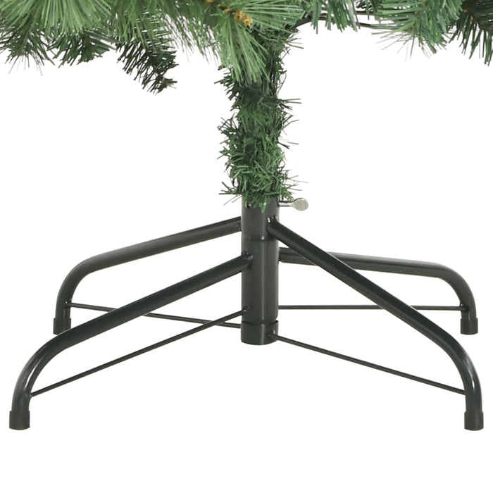 Pom Crăciun artificial cu balamale, conuri, fructe roșii 210 cm WALTI