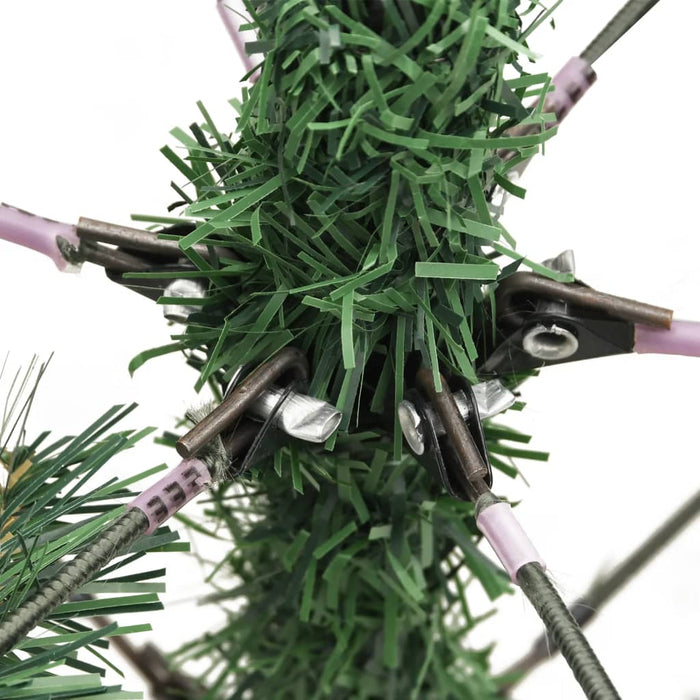 Pom Crăciun artificial cu balamale, conuri, fructe roșii 210 cm WALTI